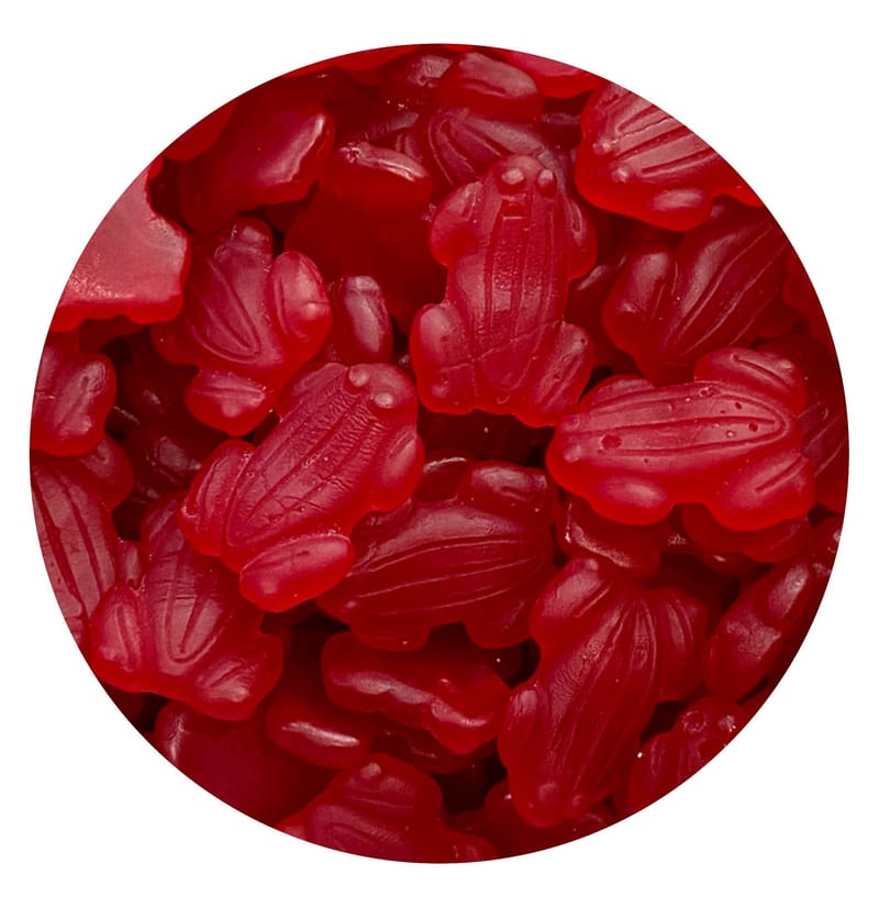 Allen's Red Frogs 100g bag