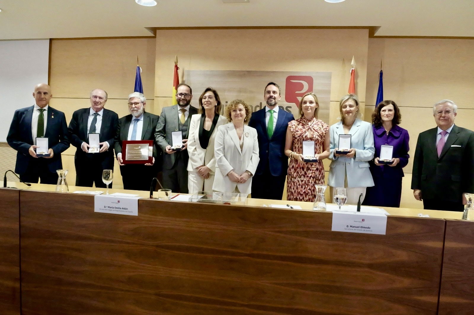 Los registradores homenajean al Centro para la Memoria de las Víctimas del Terrorismo