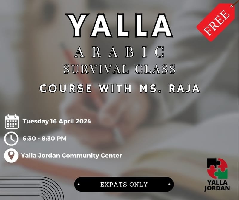 Yalla Arabic Survival Class with Ms. Raja