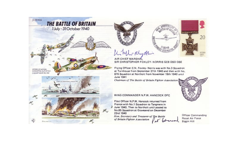 Battle of Britain 50th Anniversary - signed - CCB Aviation