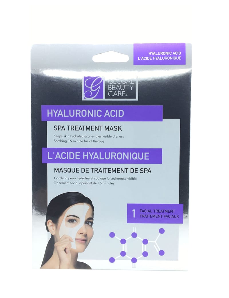Global Beauty Care Hyaluronic Acid Spa Treatment Sheet Mask