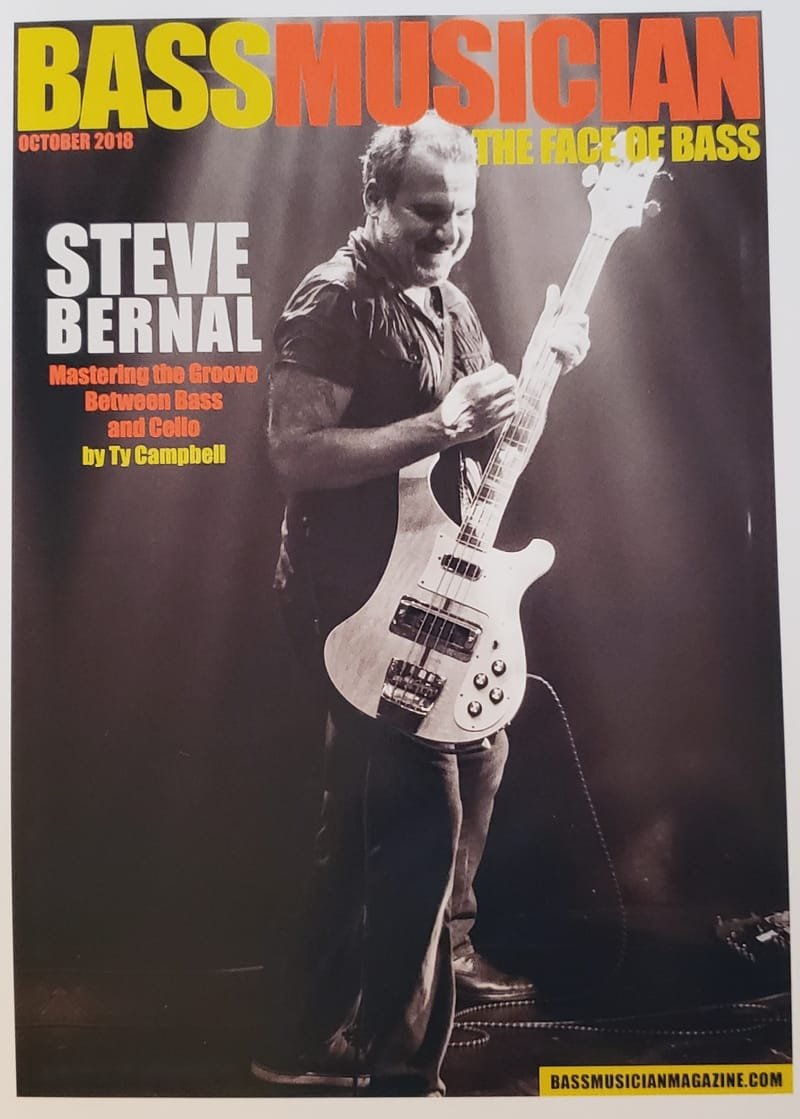 Bassist Steve Bernal Gets Cover of Bass Musician Magazine