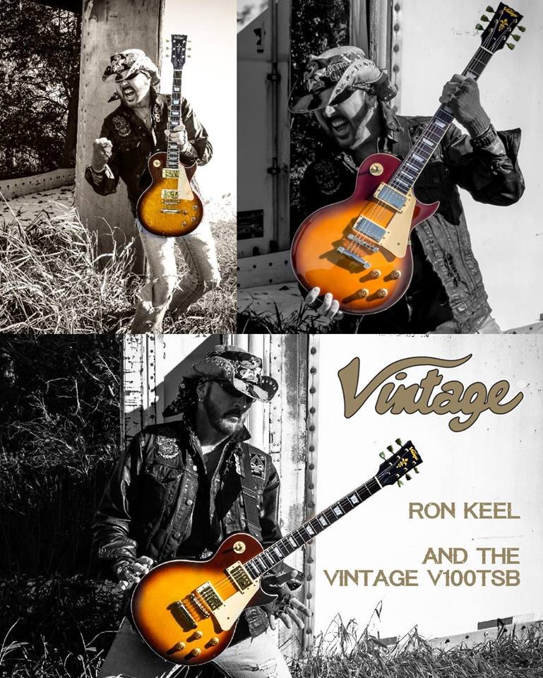 Ron Keel Signs Endorsement with Vintage Guitars.