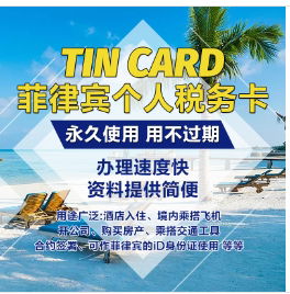 菲律宾个人税务卡 TIN CARD怎么办理多少钱？