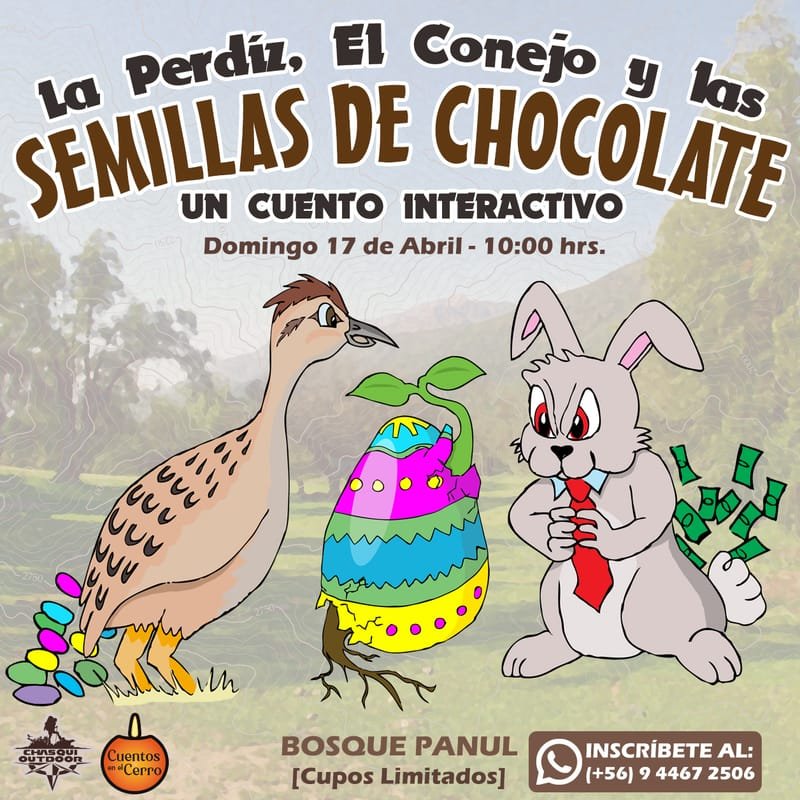 La Perdíz, El Conejo y las Semillas de Chocolate: Un Cuento Interactivo - Bosque Panul