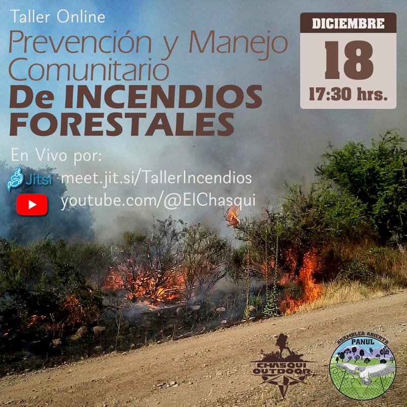 Taller Online - Prevención y Manejo Comunitario de Incendios Forestales