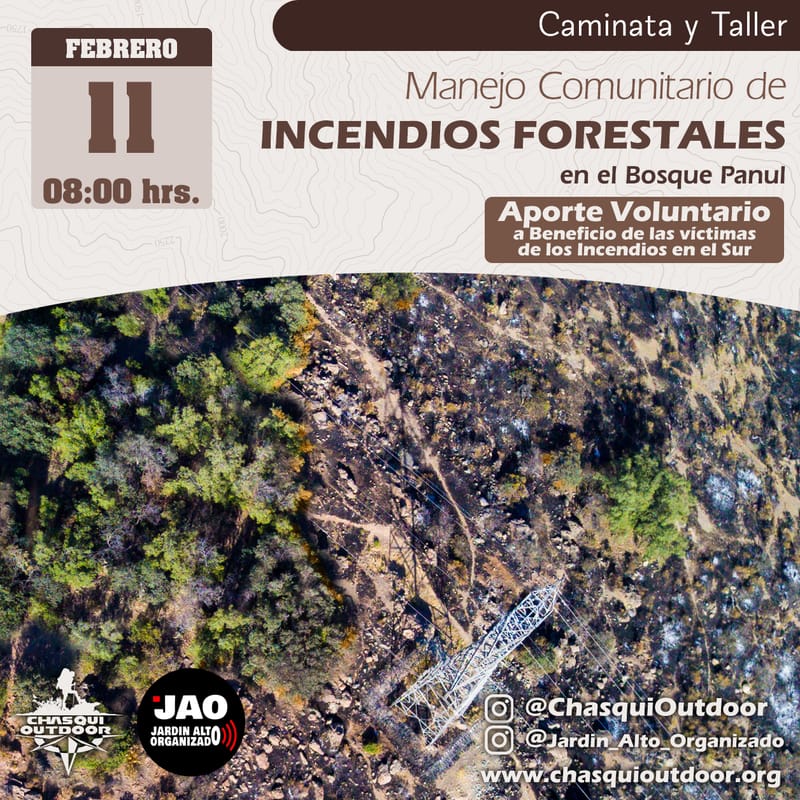 Caminata y Taller de Manejo Comunitario de Incendios Forestales