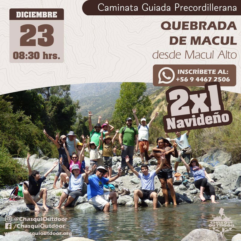 Trekking Precordillerano - Quebrada de Macul
