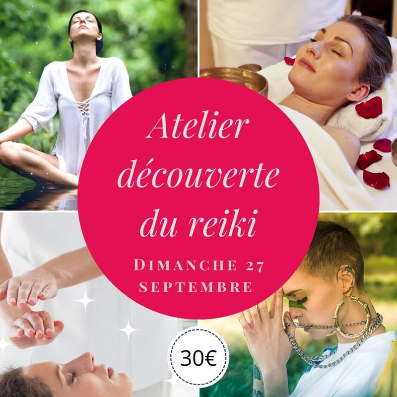 Atelier bien-être découverte du reiki septembre 2020