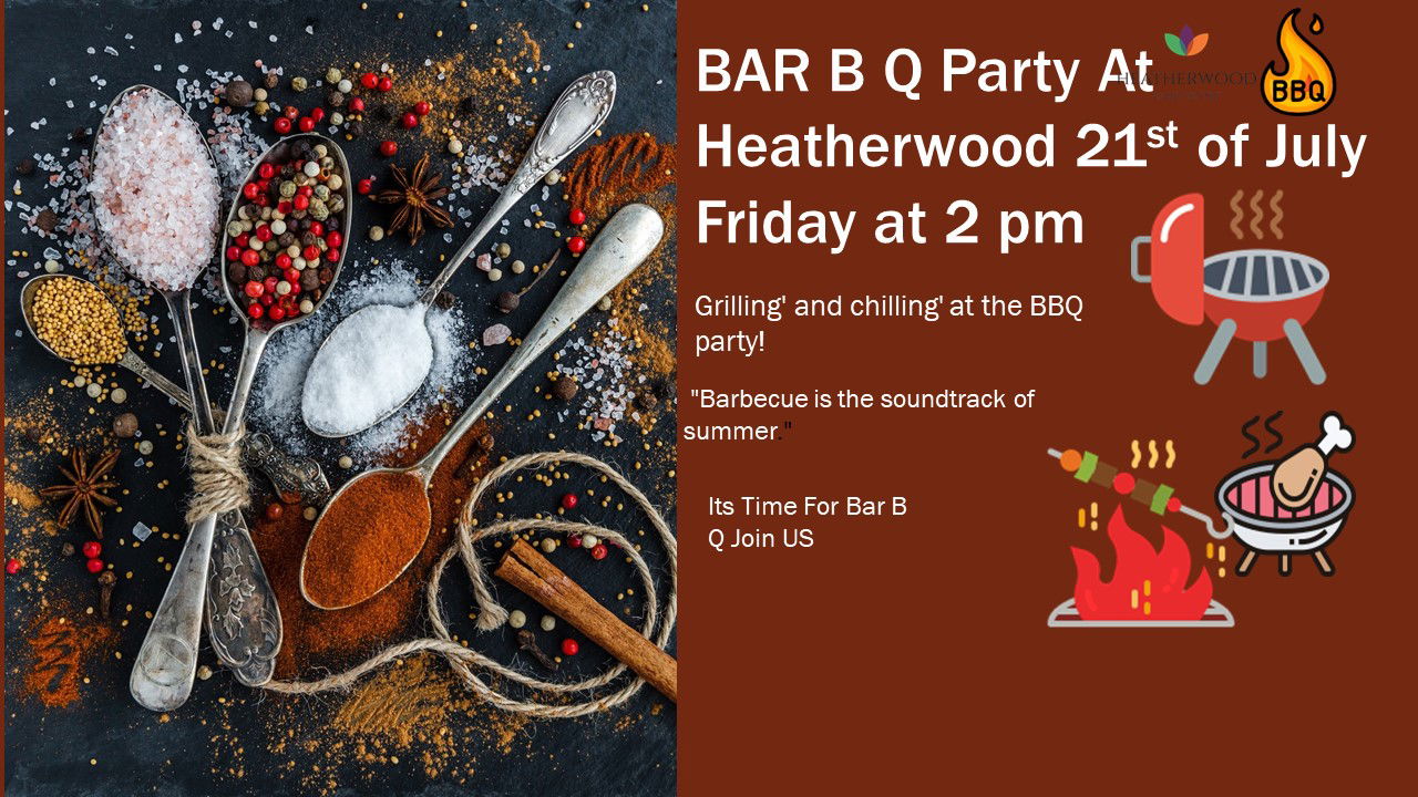 Bar b q Party At Heatherwood