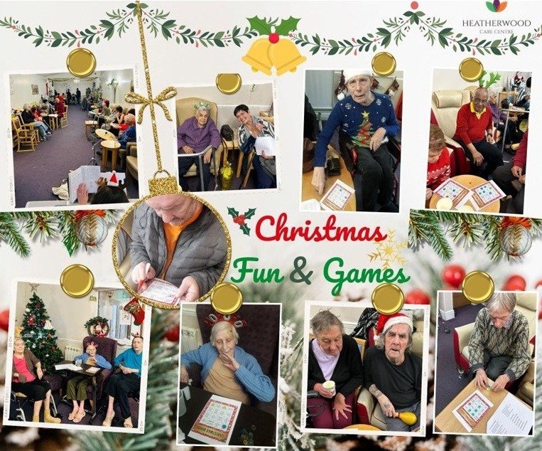 Xmas Fun And Games with Residents and their Family