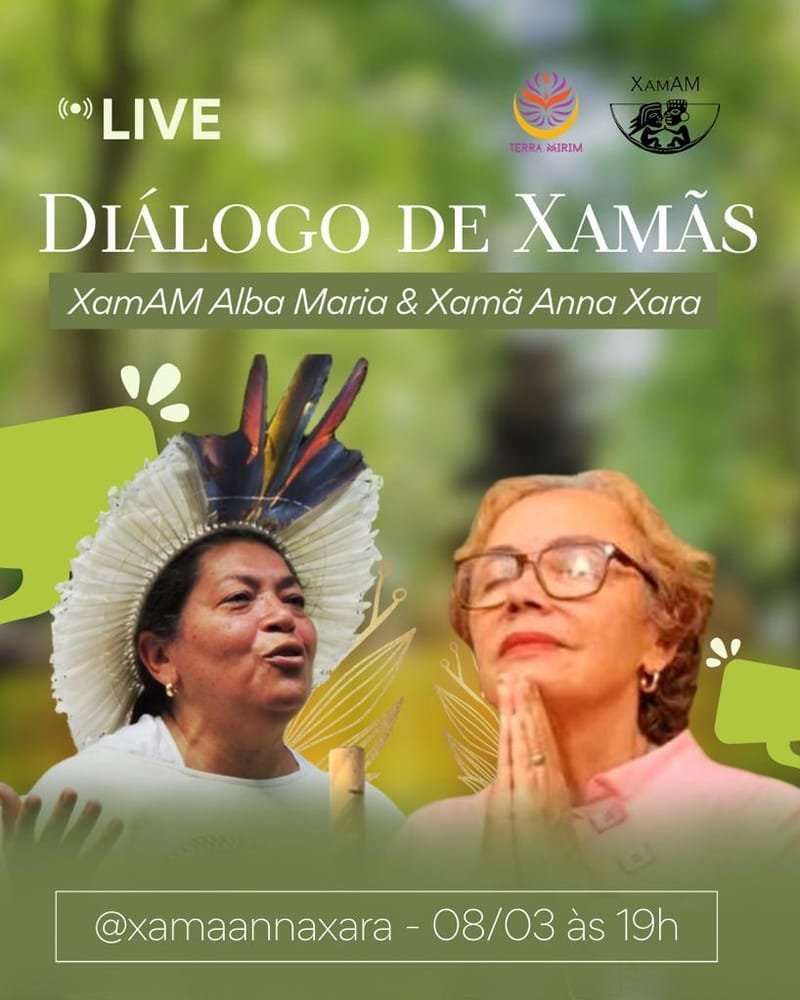 Live "Diálogo de Xamãs"