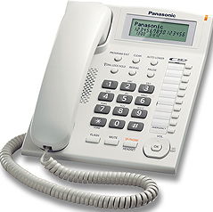 טלפון שולחני קווי מבית PANASONIC דגם KXTS880