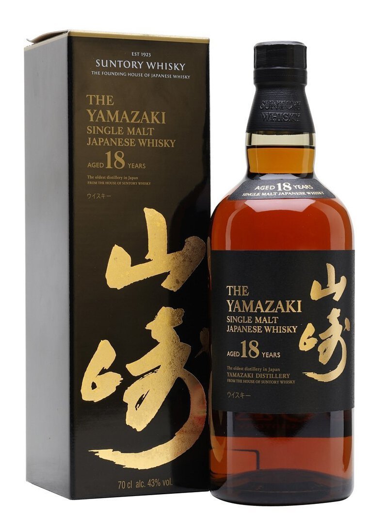 The Yamazaki 18 Year Old Single Malt Whisky 三得利山崎18年威士忌