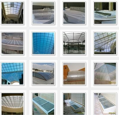 ماهي أنواع واشكال مظلات  المسابح الزجاجيةواللكسان وألوانها  في الرياض