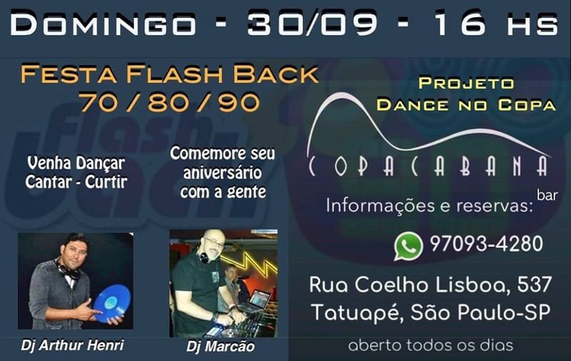 Projeto Dance No Copa - Copacabana Bar