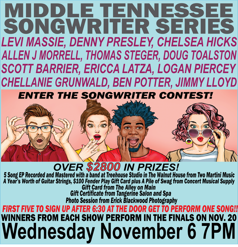 Middle Tennessee Songwriters at the Walnut House