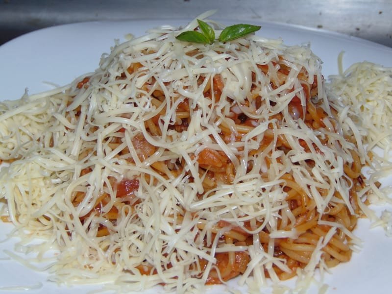 Spaguettis Salsa Roja